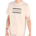 Tee-shirts sur Grenoble : T-shirt Sergio Tacchini - Tee Shirt lared - &eacute;cru Blanc