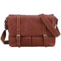 Sac & Bagage sur Grenoble : Sac bandouli&egrave;re Arthur & Aston Besace Arthur et Aston Ref 65953 B Cognac 38*28*10 cm Marron