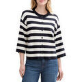 Pull Tom Tailor Gilet Stripe Navy
