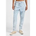 Pantalons sur Grenoble : Jeans Lee Jean DRAWSTRING PULL ON Bright Mist