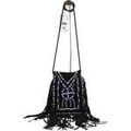 Sacs &agrave; mains sur Grenoble : Sac a main Antik Batik Sac &agrave; bandouli&egrave;re en daim noir Noir