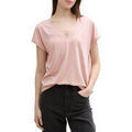 T-shirt Tom Tailor T-shirt TOM TAILORS COL V Rose Smoke Grenoble