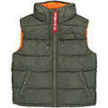 Veste Alpha Industries Hooded Puffer Vest FD - sage-green