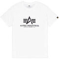 Tee-shirts sur Grenoble : T-shirt Alpha Industries Basic T-Shirt BL - white