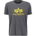 Tee-shirts sur Grenoble : T-shirt Alpha Industries Basic T-Shirt BL - charcoal heather