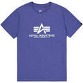 Tee-shirts sur Grenoble : T-shirt Alpha Industries Basic T-Shirt BL - night purple