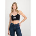 Tee-shirts sur Grenoble : T-shirt Alpha Industries Basic ML Cropped Tank Top Wmn - black