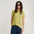 T-shirt G-Star Raw D24687-C372 HEADPHONES-G306 LINDEN GREEN Grenoble
