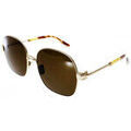Lunettes sur Grenoble : Lunettes de soleil Sandro femmes SD8022 Dor&eacute; de forme Oversize Multicolore
