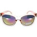 Lunettes sur Grenoble : Lunettes de soleil Skechers Femme SE 6056 Rose translucide avec verres miroit&eacute; Multicolore