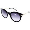 Lunettes de soleil Sandro femmes SD6049 noir et dor&eacute; de forme arrondie Multicolore