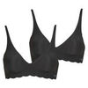 Triangles / Sans armatures Sloggi ZERO Microfibre 2.0 Soft Bra PACK DE 2 Noir