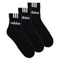 Chaussettes adidas 3-Stripes Linear Half-Crew Cushioned Socks 3 Pairs Noir Grenoble