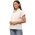 Chemises sur Grenoble : Chemise La Modeuse Chemisiers, blouses pour femme - Blanc / Beige -