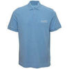 Polo Harrington Polo piqu&eacute; ciel / blanc Bleu