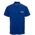 Polos sur Grenoble : Polo Harrington Polo piqu&eacute; worker blue / blanc Bleu