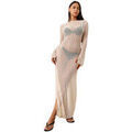 Robes sur Grenoble : Robe La Modeuse Robes pour femme - Beige -
