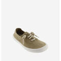 Chaussures Victoria BASKET OLMO BAREFOOT TOILE TEINT&Eacute;E DREC 1186105 Vert Grenoble