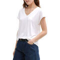 Tee-shirts sur Grenoble : T-shirt Tom Tailor T-shirt COL V White