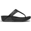 Tongs FitFlop PANTOUFLE LULU CRYSTAL-MIX TOE POST NOIR
