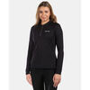 T-shirt Kilpi T-shirt technique &agrave; manches longues pour femme GIMI-W Noir