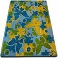 D&eacute;coration sur Grenoble : Tapis Rugsx Tapis KIDS Papillon bleu C429 140x190 cm Bleu 140x190 cm. . Maison & D&eacute;co > Tapis.