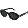 Lunettes de soleil Saint Laurent SL M136 Lunettes de soleil, Noir/Noir, 52 mm