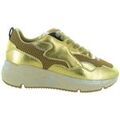 Baskets femme sur Grenoble : Baskets Serafini MALIBU GOLD Dor&eacute;