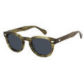 Lunettes de soleil Xlab 8004 Lunettes de soleil, Vert ray&eacute;/Fum&eacute;e, 50 mm Grenoble