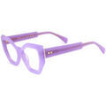 Lunettes sur Grenoble : Lunettes de soleil Xlab LOMBOK Cadres Optiques, Lilas transparent, 55 mm