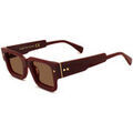 Lunettes sur Grenoble : Lunettes de soleil Xlab SHIKOKU Lunettes de soleil, Bordeaux/Marron, 50 mm