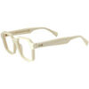 Lunettes de soleil Xlab SELANDIA Cadres Optiques, Ivoire mat/Marron, 53 mm
