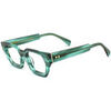 Lunettes de soleil Xlab MADURA Cadres Optiques, Vert ray&eacute;/Gris, 52 mm