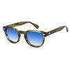 Lunettes de soleil Xlab 8004 Lunettes de soleil, Vert ray&eacute;/Bleu clair, 48 mm