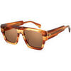 Lunettes de soleil Xlab WRANGEL Cadres Optiques, Maron/Marron, 54 mm