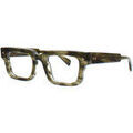 Lunettes sur Grenoble : Lunettes de soleil Xlab GAMBIER Cadres Optiques, Vert ray&eacute;/Fum&eacute;e, 49 mm