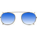 Lunettes sur Grenoble : Lunettes de soleil Xlab Col &agrave; clipser. D&eacute;grad&eacute; argent/bleu clair pour calibre 800 Argent&eacute;