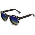 Lunettes sur Grenoble : Lunettes de soleil Xlab Col &agrave; clipser. 02 Argent/Jaune Cobalt polaris&eacute; pour calibr Argent&eacute;