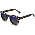 Lunettes sur Grenoble : Lunettes de soleil Xlab Col &agrave; clipser. 02 Argent/Cobalt fum&eacute; polaris&eacute; pour calibr Argent&eacute;