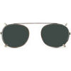 Lunettes de soleil Xlab Col &agrave; clipser. 02 Argent/G15 polaris&eacute; pour calibre 8004 st Argent&eacute;