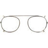 Lunettes de soleil Xlab Col &agrave; clipser. 02 Argent pour calibre 8004 style moscot 48m Argent&eacute;