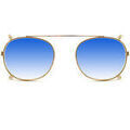 Lunettes sur Grenoble : Lunettes de soleil Xlab Col &agrave; clipser. 01 D&eacute;grad&eacute; Or/Bleu pour calibre 8004 style Dor&eacute;