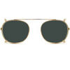 Lunettes de soleil Xlab Col &agrave; clipser. 01 Or/G15 polaris&eacute; pour calibre 8004 style Dor&eacute;