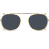 Lunettes de soleil Xlab Col &agrave; clipser. 01 Or/fum&eacute; polaris&eacute; pour calibre 8004 styl Dor&eacute;