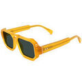Lunettes sur Grenoble : Lunettes de soleil Xlab MORETON Lunettes de soleil, Jaune transparent/Vert G15, 51 m