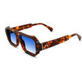 Lunettes sur Grenoble : Lunettes de soleil Xlab MORETON Lunettes de soleil, Tortue noire/Bleu clair, 51 mm
