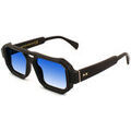 Lunettes sur Grenoble : Lunettes de soleil Xlab MORETON Lunettes de soleil, Noir/Bleu clair, 51 mm