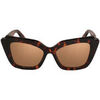 Lunettes de soleil Xlab Naxos Cadres Optiques, Tortue noire/Marron, 51 mm