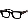 Lunettes de soleil Xlab GAMBIER Cadres Optiques, Noir/Fum&eacute;e, 49 mm Noir