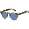 Lunettes de soleil Xlab HOKKAIDO Lunettes de soleil, Vert ray&eacute;/Bleu clair, 47 mm